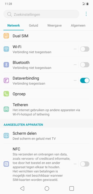 Selecteer Algemeen