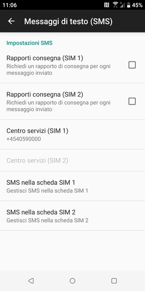Seleziona Centro servizi