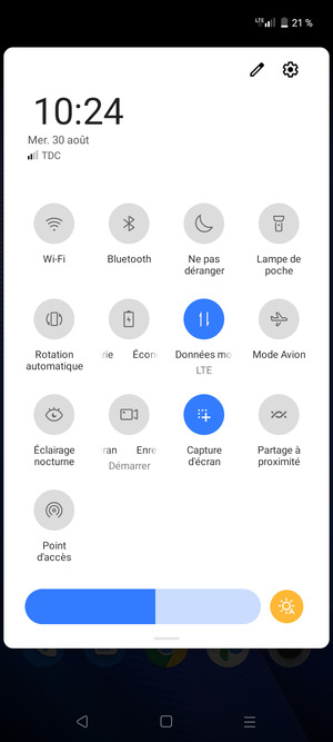 Sélectionnez Économieseur de batterie