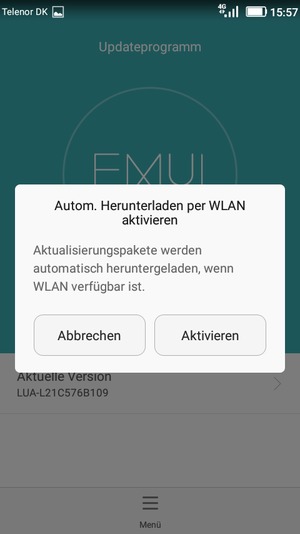 Wenn Sie diesen Bildschirm sehen, wählen Sie Aktivieren