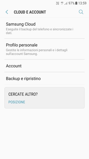 Seleziona Account