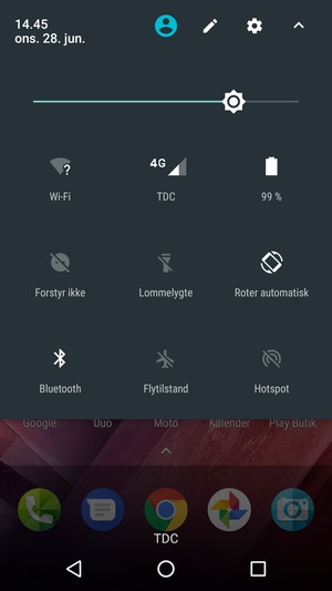 Vælg Wi-Fi
