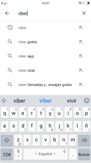 Introduzca el nombre de la aplicación y seleccione Buscar