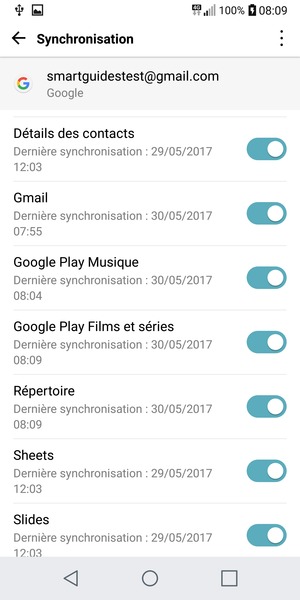 Assurez-vous que Répertoire est sélectionné