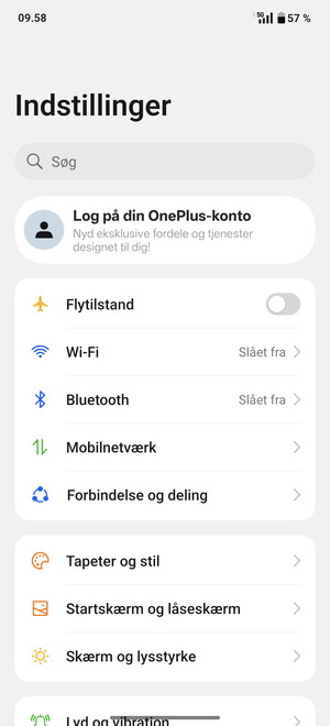Vælg Mobilnetværk