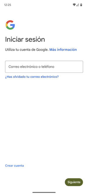Introduzca su dirección de correo electrónico y seleccione Siguiente