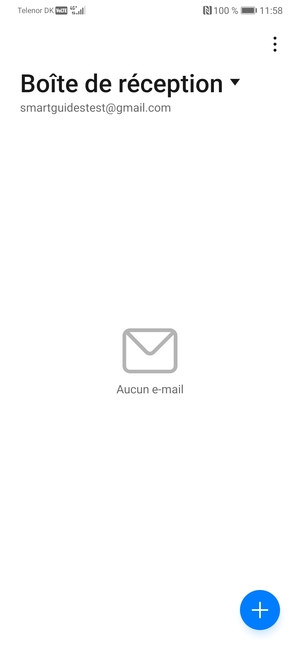 Votre messagerie Gmail est prête à l'emploi