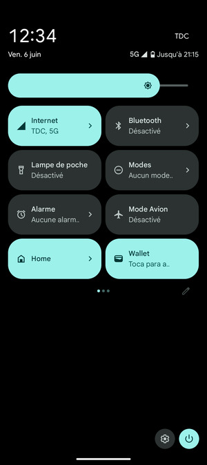 Régler la luminosité au niveau souhaité