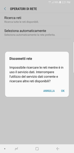 Seleziona OK