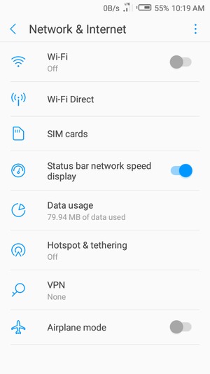 Select SIM cards