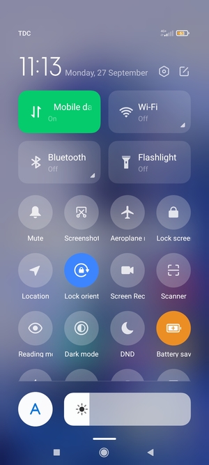 Turn on Battery saver