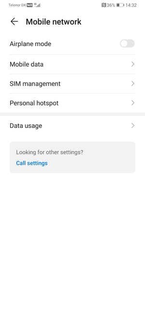 Select Mobile data