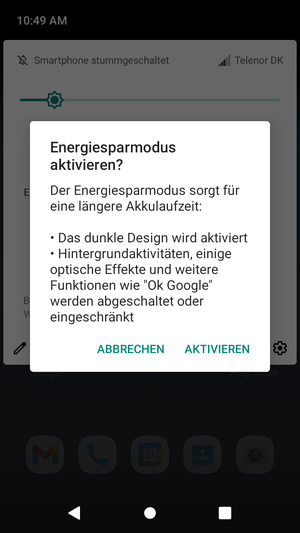 Wählen Sie AKTIVIEREN