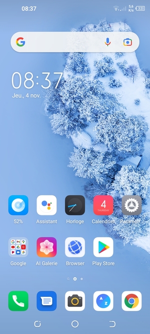 Sélectionnez Play Store