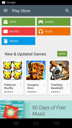 Select the Search button