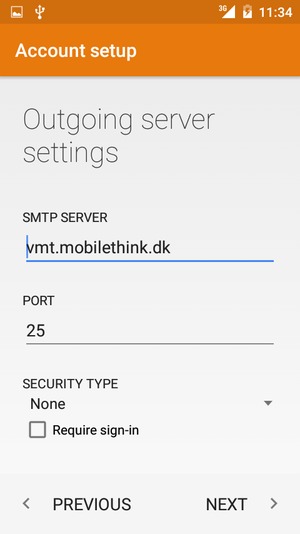 Uncheck the Require sign-in checkbox and select NEXT