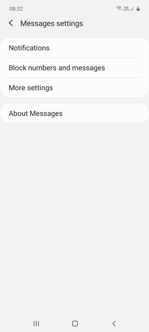 Select More settings