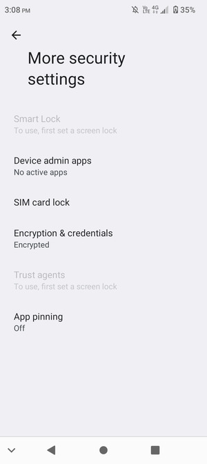 Select SIM card lock