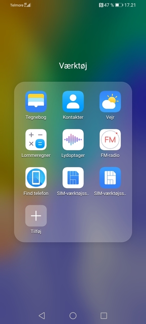 Vælg Kontakter