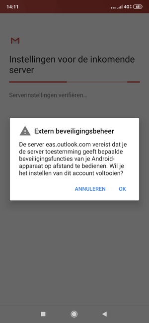 Selecteer OK