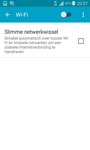 Schakel Wi-Fi in