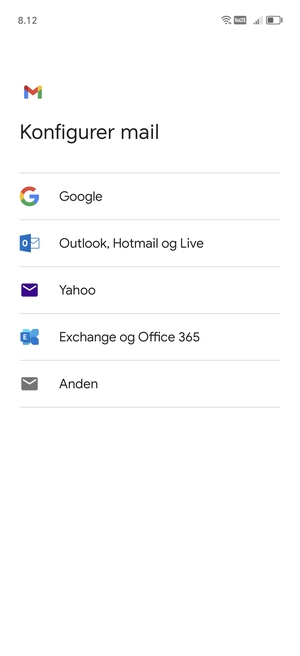 Vælg Anden