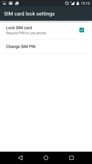 Select Change SIM PIN