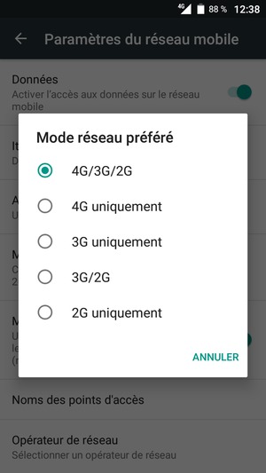 Sélectionnez votre option préférée