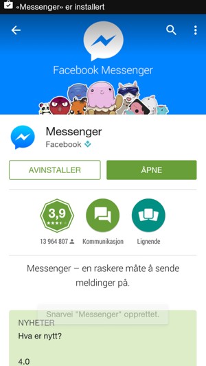 Velg ÅPNE