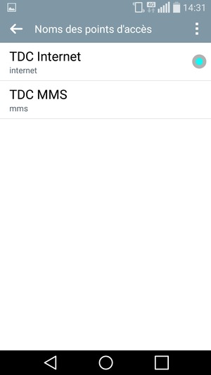 Votre téléphone est maintenant configuré pour les MMS