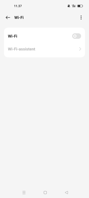 Slå Wi-Fi til