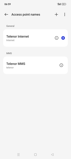 Select the Menu button