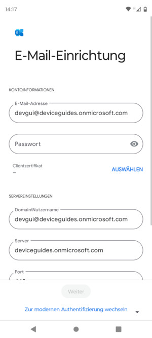 Geben Sie Ihre Passwort ein