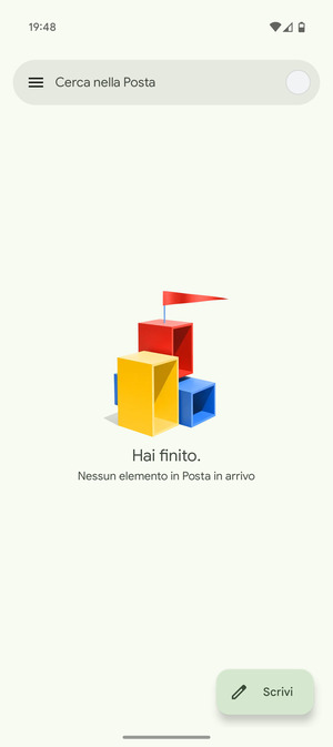 Il tuo account è pronto per l'uso