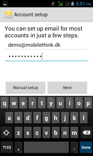 Enter your Email address and Password. Select Next