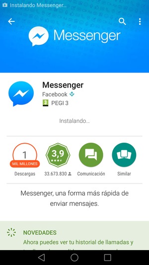 Espere a que el proceso de instalación finalice