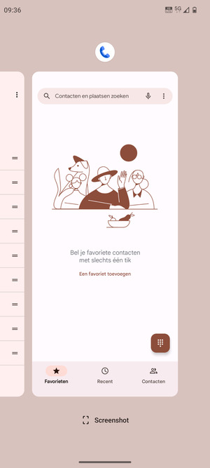 Veeg apps naar boven om ze te sluiten