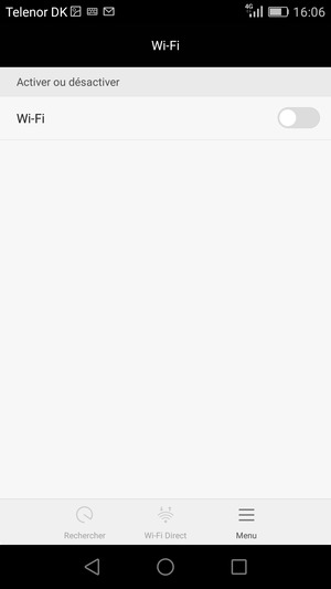 Activer le Wi-Fi