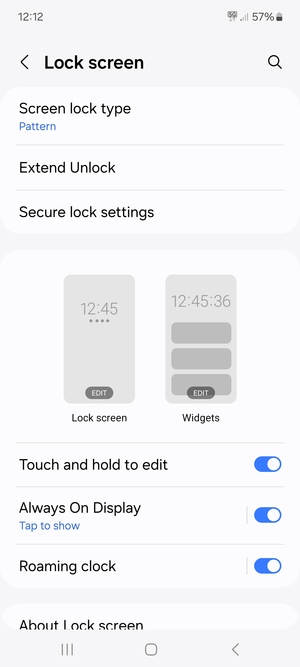 Your phone is now secure with a screen lock
