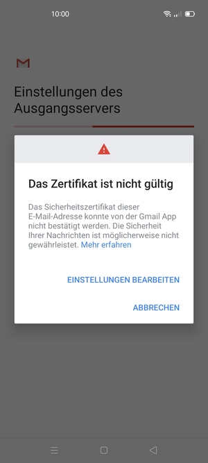 Wählen Sie EINSTELLUNGEN BEARBEITEN