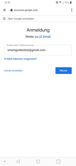 Wählen Sie Weiter