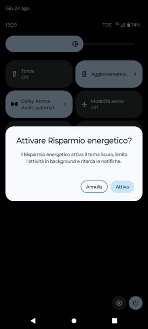 Seleziona Attiva