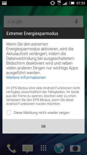 Wählen Sie OK