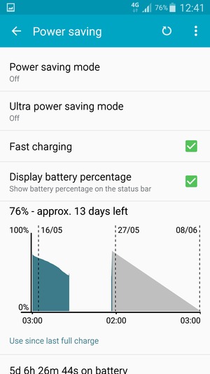 Select Power saving mode