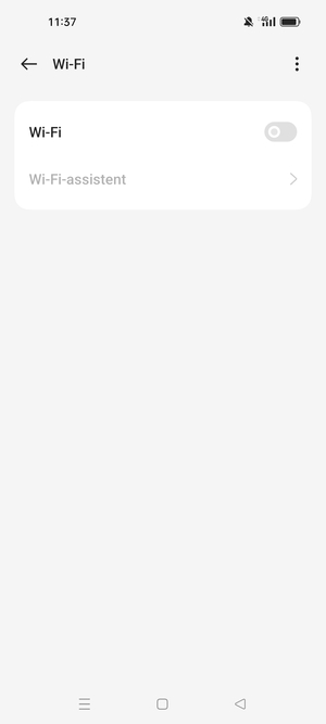 Schakel Wi-Fi in