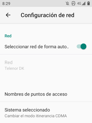 Seleccione Nombres de puntos de acceso