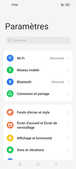 Sélectionnez Wi-Fi