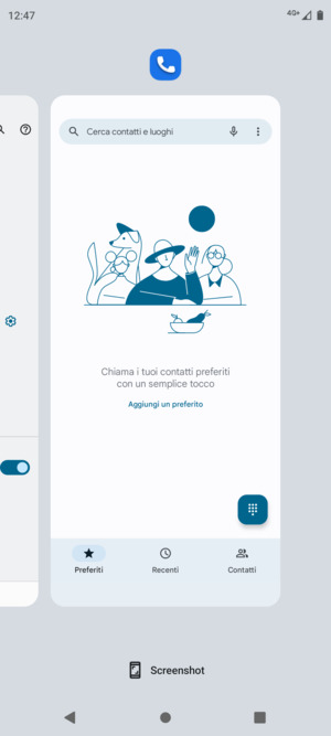 Scorri verso l'alto le app per chiuderle