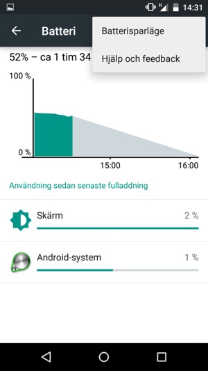 Välj Batterisparläge