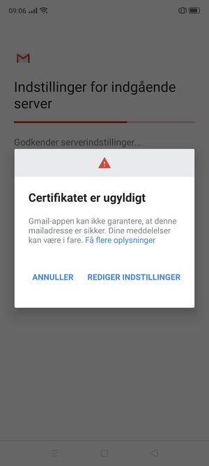 Vælg REDIGER INDSTILLINGER